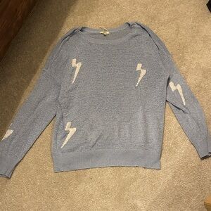 Kori Gray Lightning Bolt Crewneck Sweater